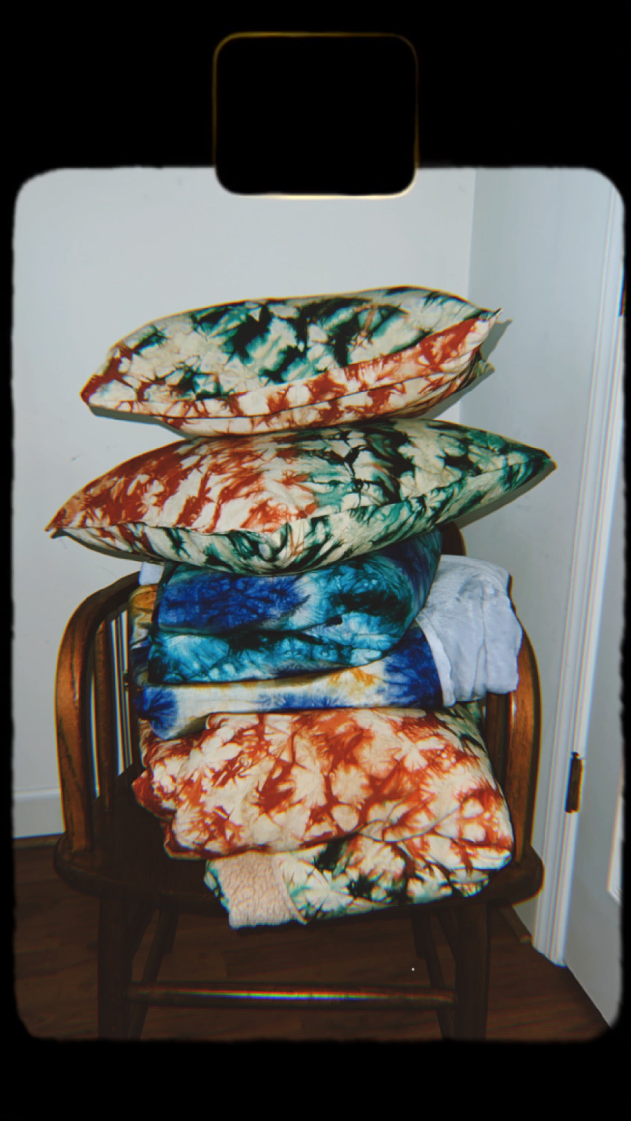 Yeye’s Indigo Fuzzy Throw