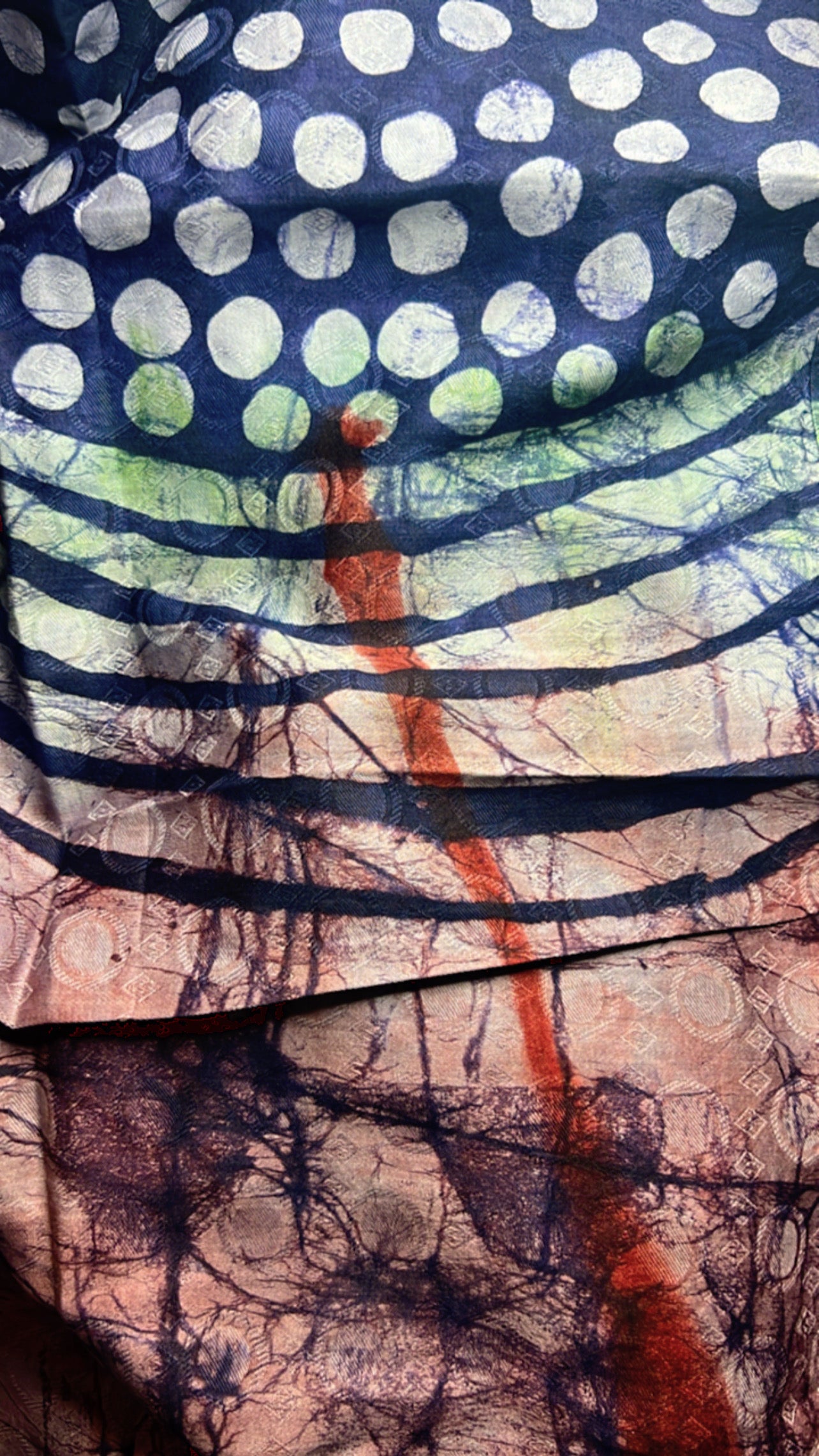 Yeye’s Indigo SS24 Wrapskirt (headwrap included)