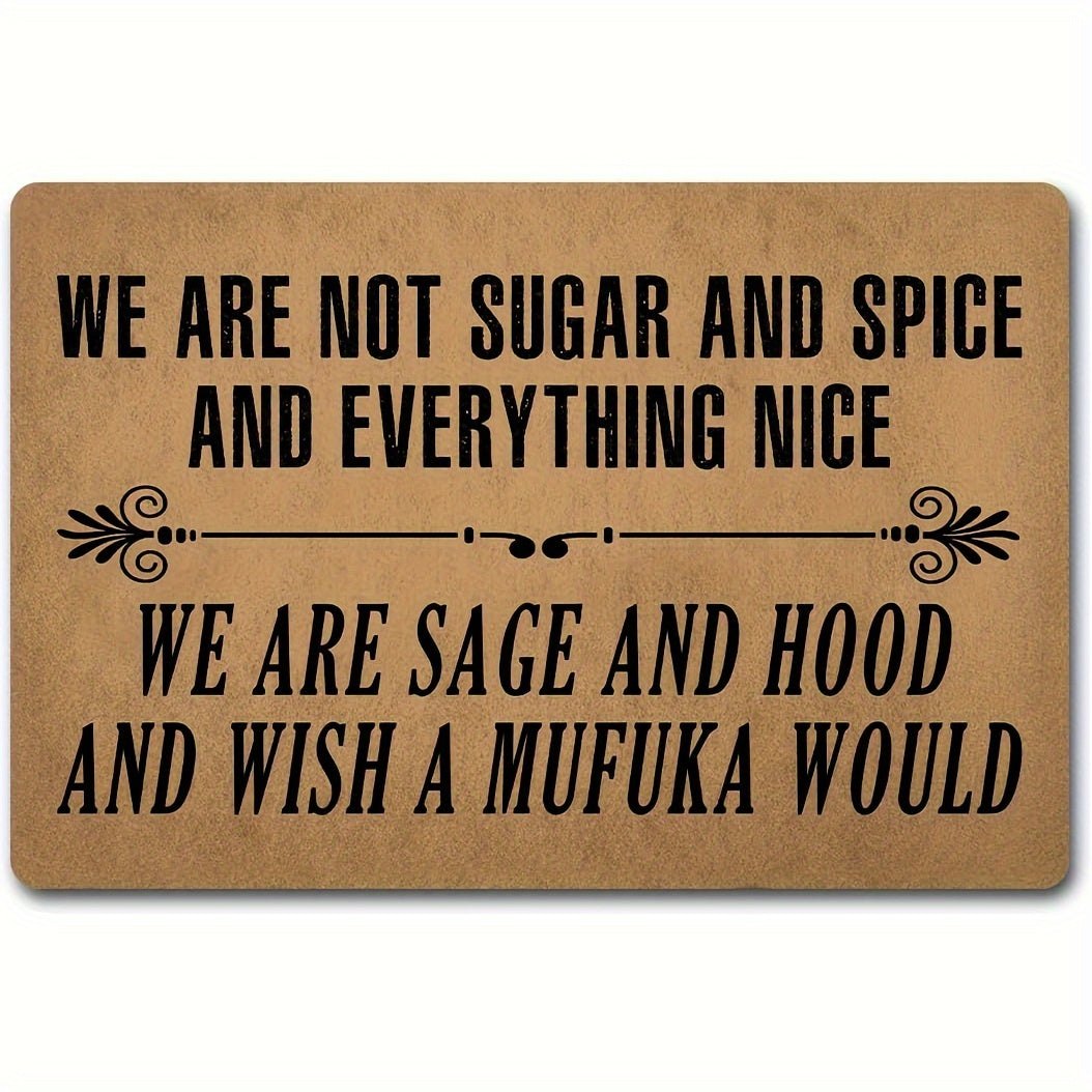 Sage and Hood Doormat