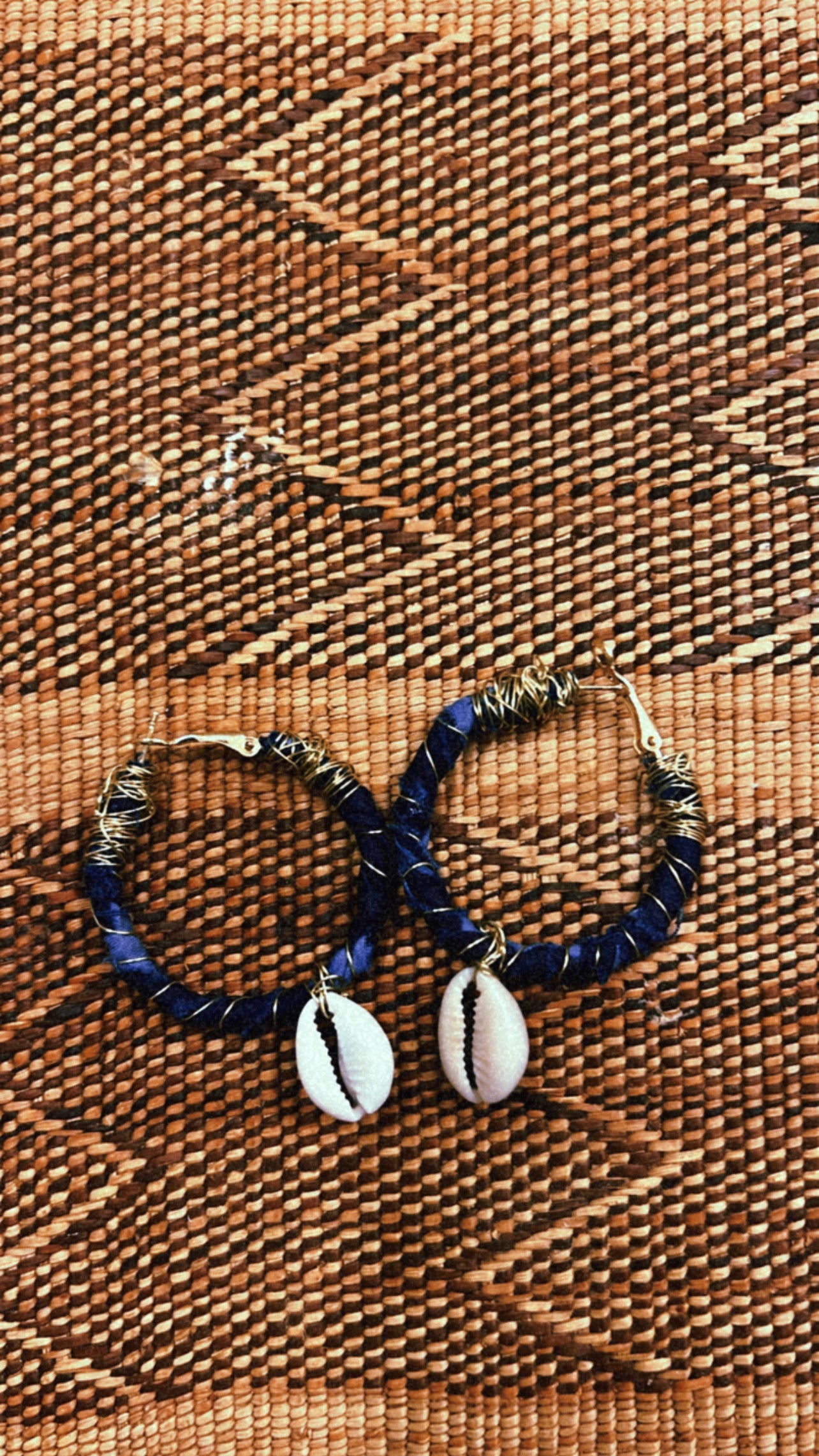 Yeye’s Indigo Earrings