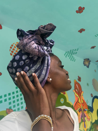 HOLIDAY SALE 40% OFF - Yeye’s Indigo Headwraps SS24