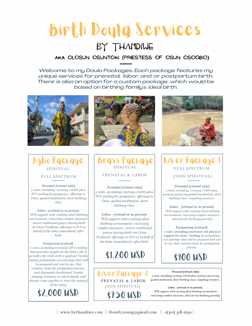Doula Consulation with Thandiwe