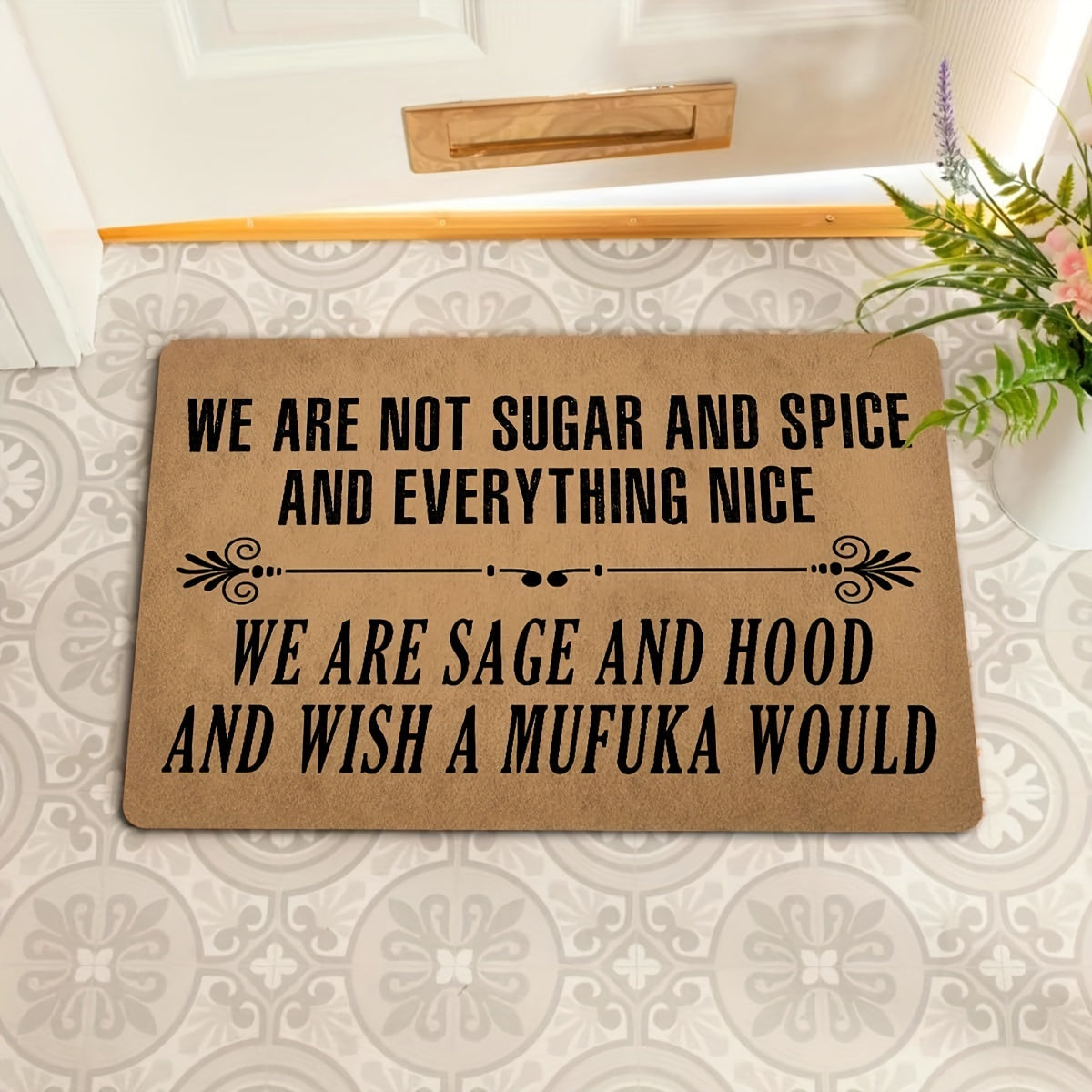 Sage and Hood Doormat